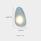 Nordic Design Color Glass LED Wall Lamp Modern Sconce Lighting For Bedroom Living Room Hotel Corrid 16