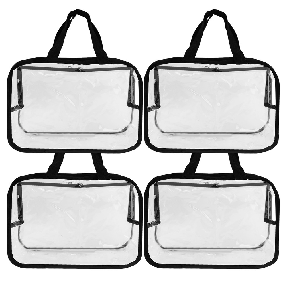 Large Clear PVC Toy Storage Bag Waterproof Reusable Organizer Building Blocks Puzzle Portable Trave 4