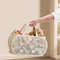 Large Capacity Children Toys Storage Basket, Laundry Basket Multifunctional, Breathable Mesh Bag for Dolls Storage