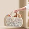 Large Capacity Children Toys Storage Basket, Laundry Basket Multifunctional, Breathable Mesh Bag for Dolls Storage