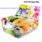 Waterproof Large Plush Toy Storage Stool Bag High Capacity Transparent PVC Childrens Toy Storage Ch 1