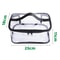 Puzzle Building Block Storage Bag, Transparent Large Toy Organizer Bag for Kids, Handle PVC Waterproof Travel Cosmetic