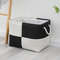 Linen Large Capacity Laundry Basket, Home Supplies Sundries Sorting Basket, Foldable Storage Basket with Handle