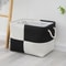 Linen Large Capacity Laundry Basket, Home Supplies Sundries Sorting Basket, Foldable Storage Basket with Handle