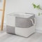 Linen Large Capacity Laundry Basket, Home Supplies Sundries Sorting Basket, Foldable Storage Basket with Handle