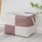 Linen Large Capacity Laundry Basket, Home Supplies Sundries Sorting Basket, Foldable Storage Basket with Handle