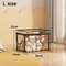 Large Capacity Transparent Toy Storage Bag Household Multifunctional Storage Basket Childrens Cloth 9