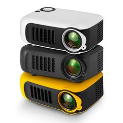 a2000 mini projector portable, 1080p 4k hd home cinema video projector with smart tv box 3d led laser beamer for outdoor