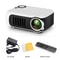 A2000 MINI Projector Portable, 1080P 4K HD Home Cinema Video Projector with Smart TV BOX 3D LED Laser Beamer for Outdoor