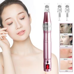 professional high frequency beauty instrument, wireless rechargeable derma pen for skin tightening, multifunctional skin