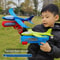ParentChild Outdoor Games Foam Shooting Flying Toy Safe Ejection Aircraft Launcher For Kids Ideal C 0