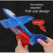 ParentChild Outdoor Games Foam Shooting Flying Toy Safe Ejection Aircraft Launcher For Kids Ideal C 5