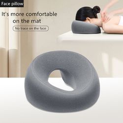 ergonomics lying down pillow, memory foam breathable head, face rest support for massage, spa, and beauty salon