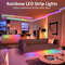 5V USB RGBIC Neon LED Strip, 1-5M IP65 Waterproof Bluetooth App Control, DIY Neon Decoration Lighting with Remote