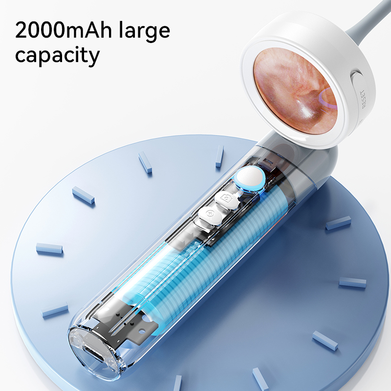 Visual Ear Camera with 1.38 IPS Screen 1080P HD Wireless Endoscope for Ear Wax Cleaning, Inspection, Video, Picture