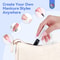 Rechargeable UV LED Nail Lamp with Magnetic Stand, Portable Mini Nail Dryer for Gel Nails with LCD Screen & 3 Timer Mod