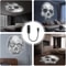 3D Skull Projection Lamp USB Powered LED Night Light With Holographic Effect For Halloween Room Dec 4