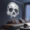 3D Skull Projection Lamp USB Powered LED Night Light With Holographic Effect For Halloween Room Dec 3