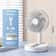 Portable 5200mAh Table Fan Foldable Rechargeable Mini Fan With 4 Speeds AutoOff Timer For Personal 5