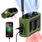 3-in-1 Cooling Waist Fan with Power Bank & Flashlight, 14500mAh Portable Fan with Dual Airflow Outlet for Outdoor Active