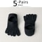 5 Pairs Invisible Toe Socks, Summer Thin Cotton Mesh, Breathable, Deodorant Cool 5 Finger Socks