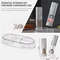 1/2pcs Automatic Pepper Grinder and Salt Grinder Set, USB Rechargeable, Adjustable Coarseness Spice Mill with LED Light