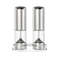 1/2pcs Automatic Pepper Grinder and Salt Grinder Set, USB Rechargeable, Adjustable Coarseness Spice Mill with LED Light