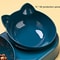 3-in-1 Ear Design Pet Bowls With Water Feeder, Tilted Cat Food & Water Bowl Set with Gravity Bottle for Neck Protection