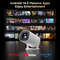 P30PRO Android 14 Smart Mini Projector 4K Supported Native 720p WiFi For Home Theater Outdoor Porta 1