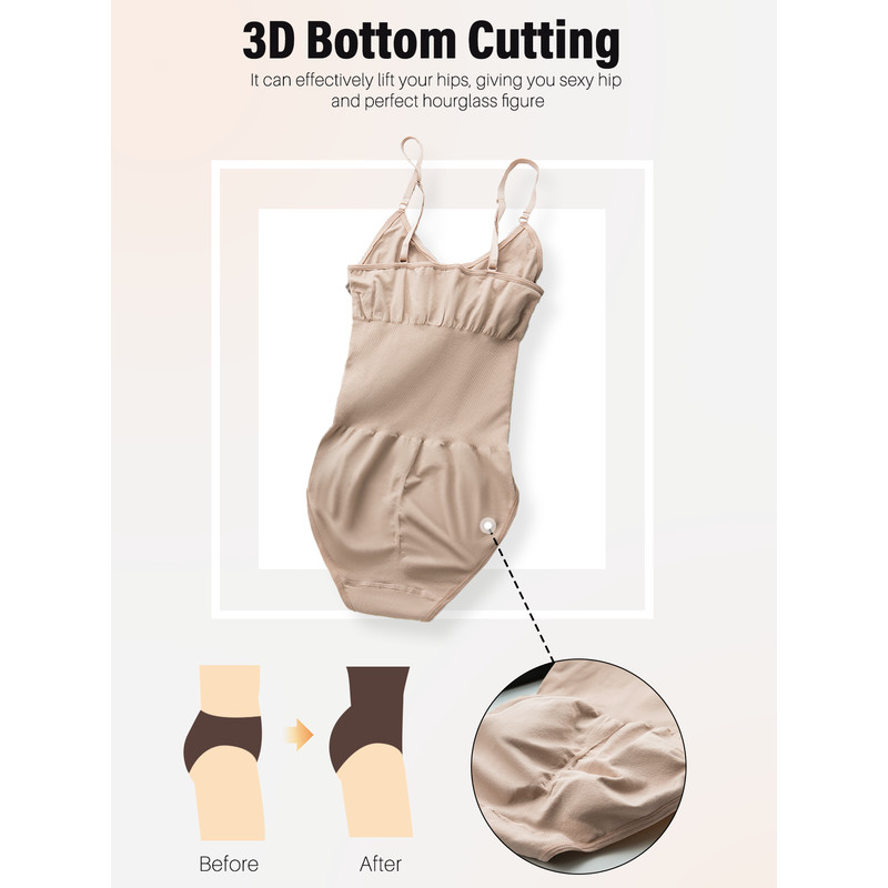 Drop Shipping Women Sexy Shapewear, Seamless Slimming Butt Lifter Shaper, Smooth Out Bodysuit with Open Crotch