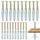 100/10sets Heavy-Duty Metal Serrated Expansion Tube,Self-Tapping Screws Kit, Concrete Wall Anchors, Fasteners for Secure