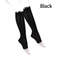 Unisex Compression Socks for Men, Women, Knee High Support Socks with Zipper, Open Toe, Thin, Stretchy for Anti-Fatigue