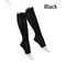 Unisex Compression Socks for Men, Women, Knee High Support Socks with Zipper, Open Toe, Thin, Stretchy for Anti-Fatigue