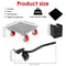 600KG Heavy Duty Furniture Lifter Mover, Labor-Saving Slider Roller Dolly for Easy Transpor