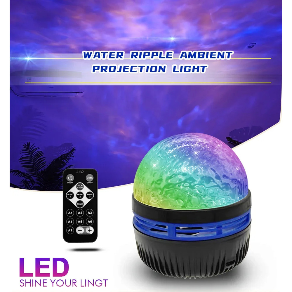 LED Galaxy Projector Light with Remote Control, 3-in-1 Aurora, Stars, and Nebula Night Light for Bedroom Decoration,