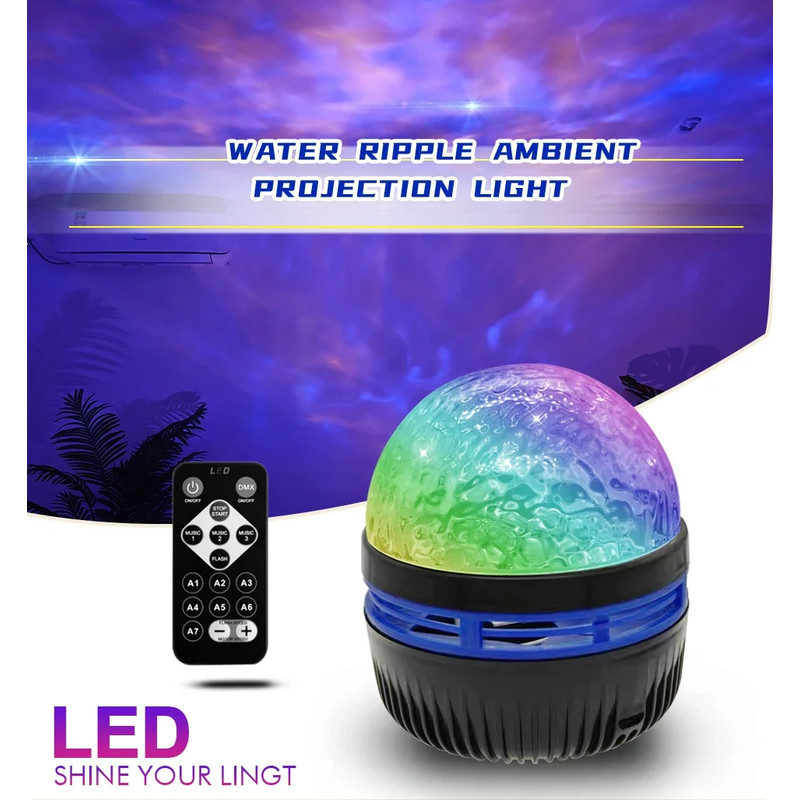 LED Galaxy Projector Light with Remote Control, 3-in-1 Aurora, Stars, and Nebula Night Light for Bedroom Decoration,