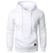 Mens Casual Hooded Pullover Lightweight Streetwear Sweatshirt With Drawstring Hood Collar 2