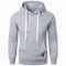 Mens Casual Hooded Pullover Lightweight Streetwear Sweatshirt With Drawstring Hood Collar 3