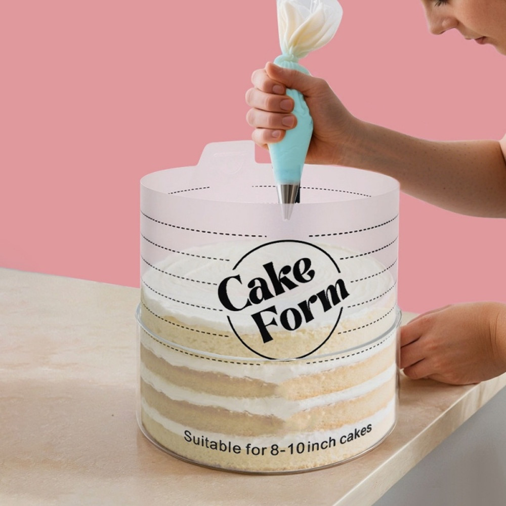 Adjustable Round Cake Ring Mold Acrylic Retractable Baking Ring For Mousse Fondant With Measurement 2