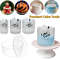 Adjustable Round Cake Ring Mold Acrylic Retractable Baking Ring For Mousse Fondant With Measurement 5