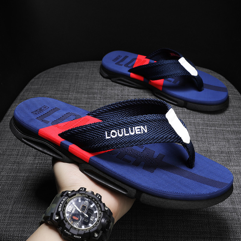 High Quality Fashion Men Flip Flops Summer Beach Slippers With Breathable Antiskid Sole For Casual 3