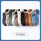 10 Pairs Womens Socks, Spring & Summer Letter Slogan Socks, Sweet, Cute, Fashionable, Comfortable College Style Fabric