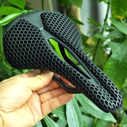3d printing bicycle carbon saddle, ultra lightweight road bike & mtb racing saddle with comfort cushion