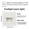 Motion Sensor Night Light AC 110V240V LED Recessed Staircase Bedroom Wall Lamp With Auto OnOff Det 4