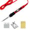 Professional 80W Soldering Iron Kit With Adjustable Temperature LCD Display Ceramic Heater Tips Twe 6