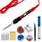 Professional 80W Soldering Iron Kit With Adjustable Temperature LCD Display Ceramic Heater Tips Twe 7