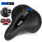 UltraComfort Wide Bike Saddle With Shock Absorbing Reflective Design Hollow Breathable Seat For Ra 8