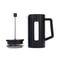 1000ML French Press Coffee Maker with Milk Frother, High Borosilicate Glass Brewer for Barista-Grade Coffee, Tea at Home