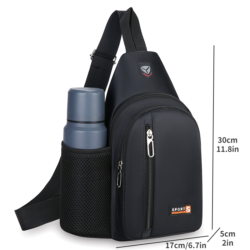 New Casual Breast Bag Multifunctional Large Capacity Travel Crossbody Bag Fashion Shoulder Bag For 1