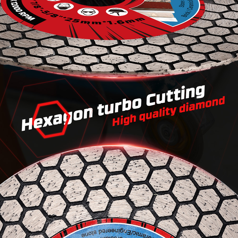 Professional Diamond Cutting Disc For Tile Stone D115mm125mm Circular Saw Blade For Ceramic Porcel 1